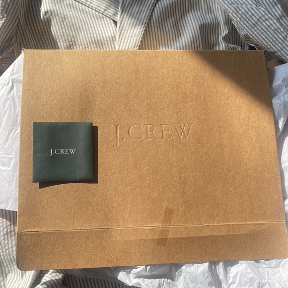 Unused brand new J Crew seersucker Lexington Jacket size 10 - Picture 5 of 5